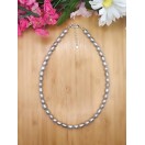 Silver Grey Freshwater Pearl Necklace